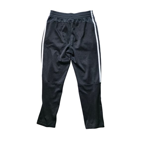 Adidas Youth Medium (10/12) Track Pants Black 3-Stripe Athletic Training Pants - Picture 5 of 7